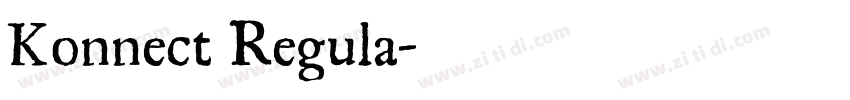 Konnect Regula字体转换